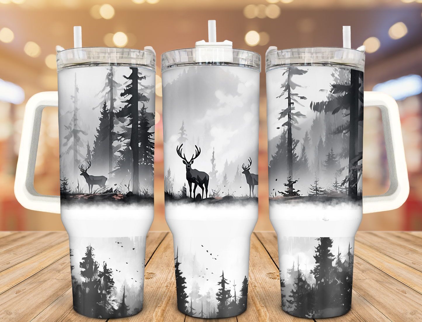 Deer 40oz Stainless steel Tumbler