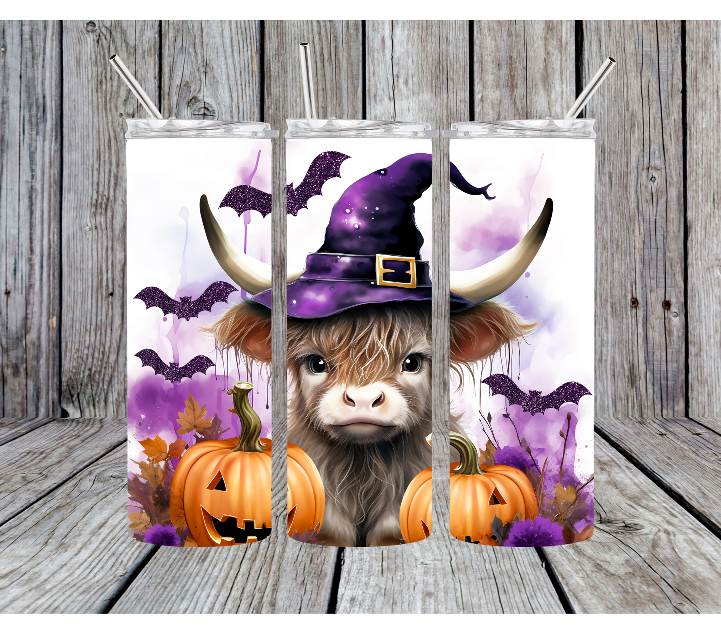 Halloween Baby Cow Collection 20oz Stainless Steel Tumbler