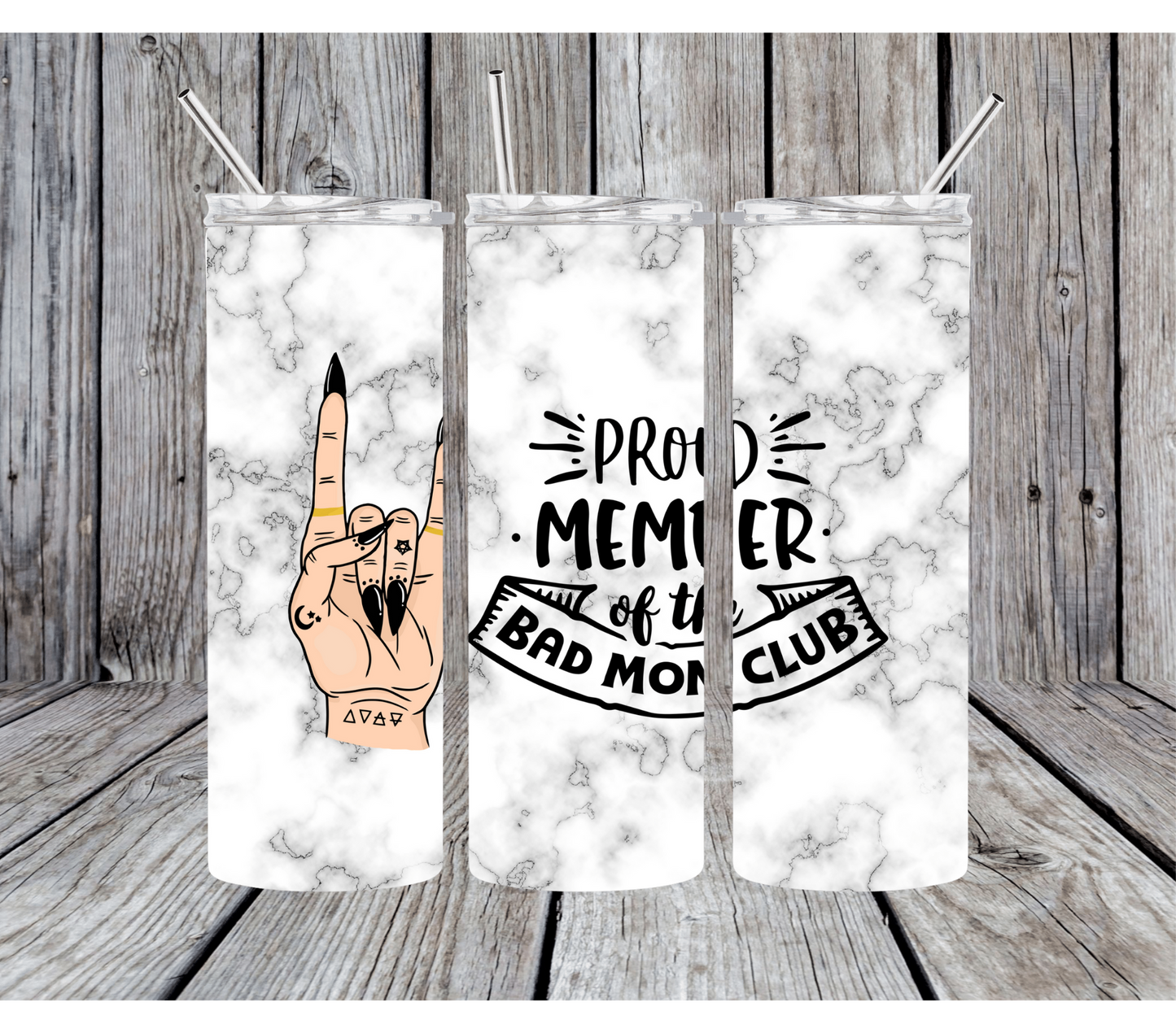 Bad Moms Club 20oz Stainless Steel Tumbler